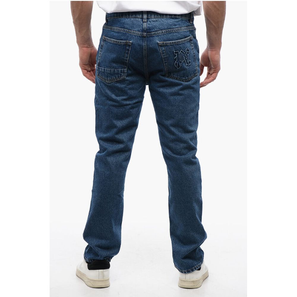 5-Pocketed Slim Fit Denims with Belt Loops 18cm
