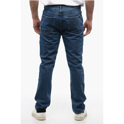 5-Pocketed Slim Fit Denims with Belt Loops 18cm