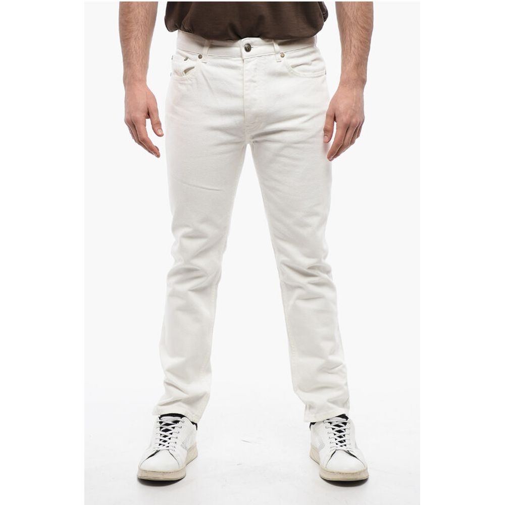 5-Pocketed Slim Fit Denims with Belt Loops 18cm