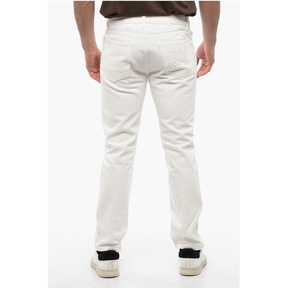 5-Pocketed Slim Fit Denims with Belt Loops 18cm