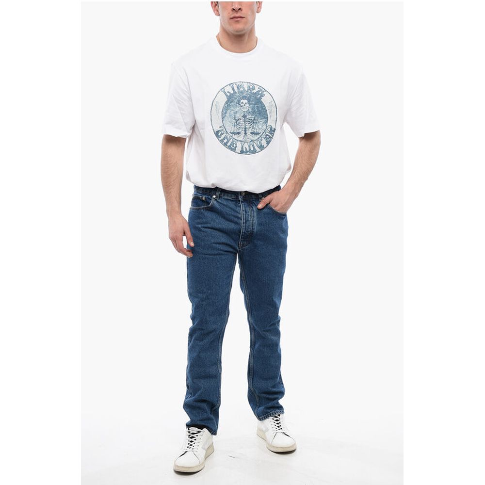 5-Pocketed Slim Fit Denims with Belt Loops 18cm