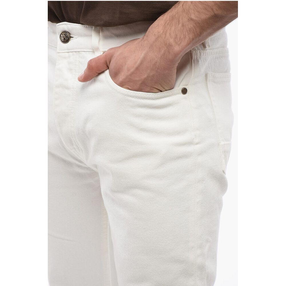 5-Pocketed Slim Fit Denims with Belt Loops 18cm