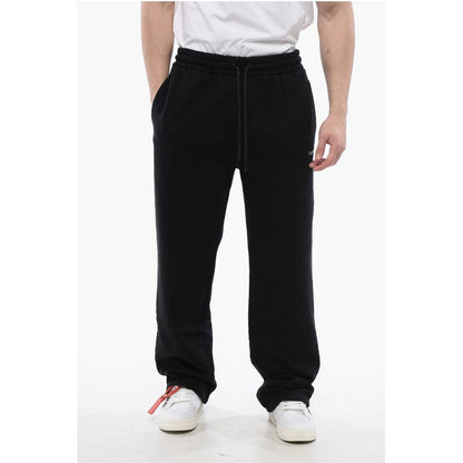Embroidered BOOK Brushed Cotton Joggers