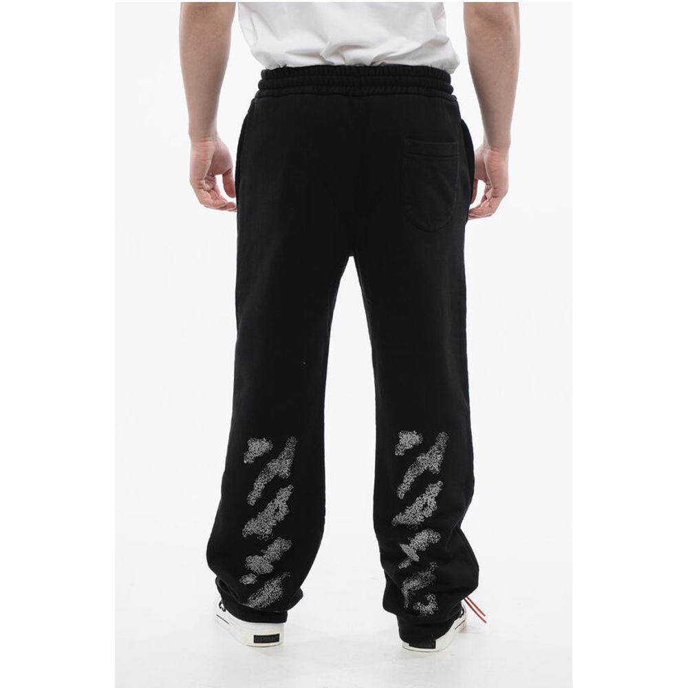 Embroidered BOOK Brushed Cotton Joggers