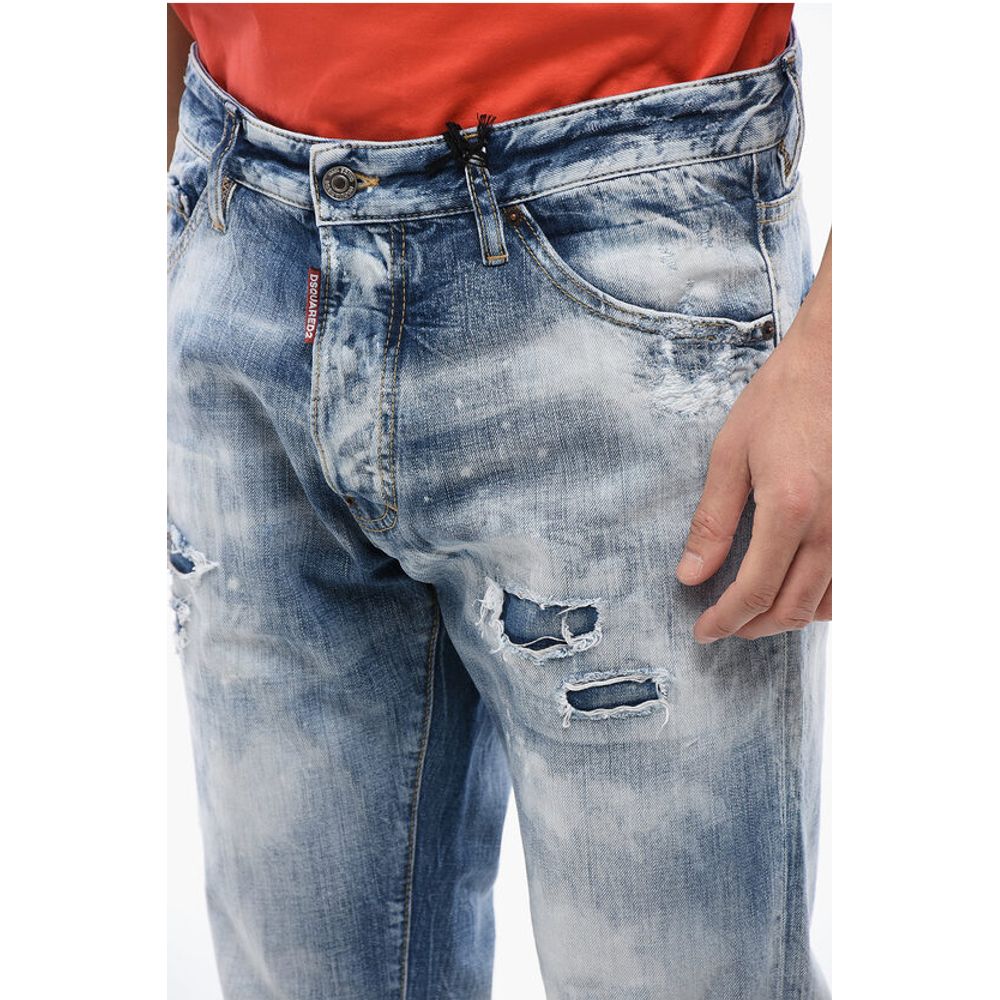 Distressed Effect Cool Guy Fit Jeans