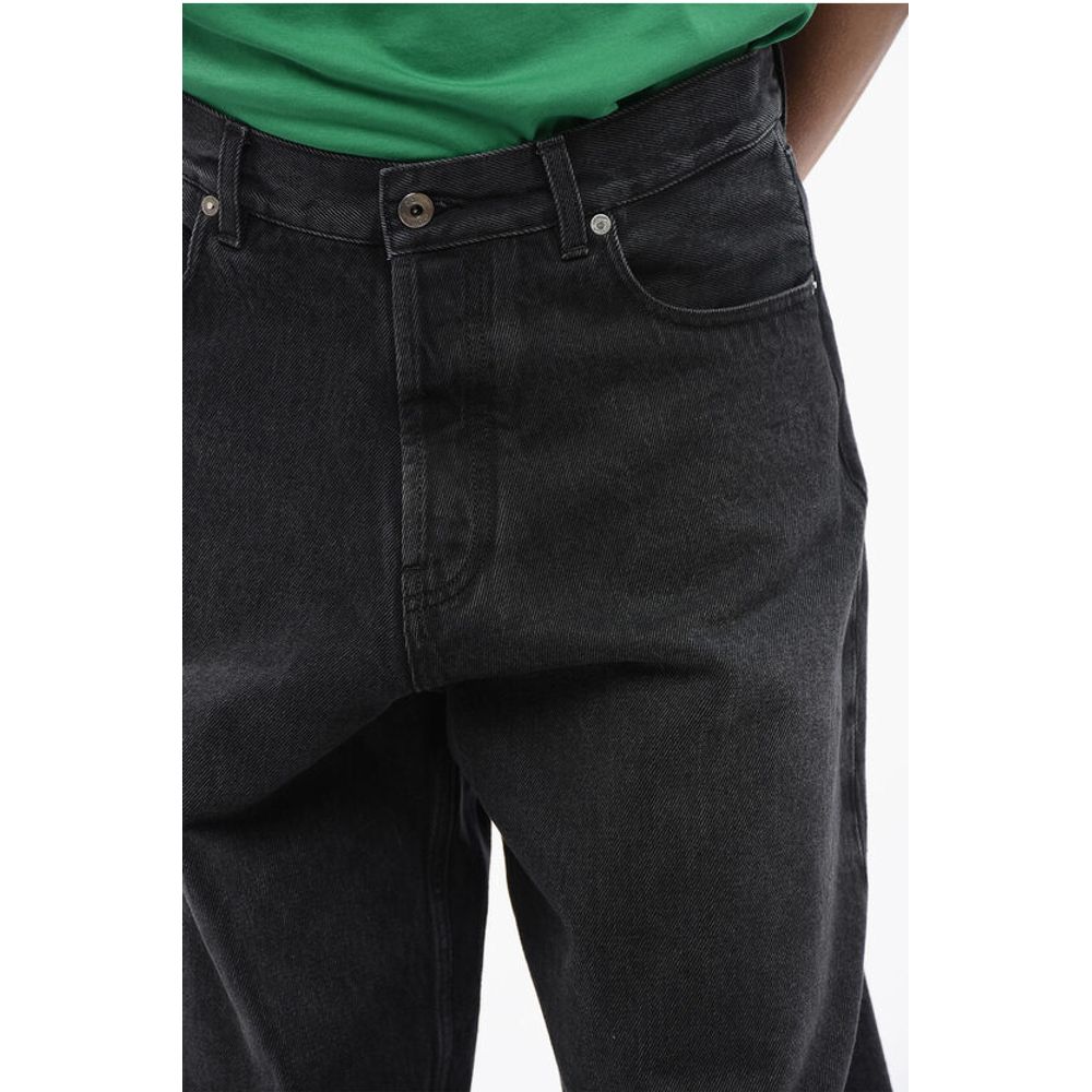 Faded Effect Loose-Fit Jeans 25cm