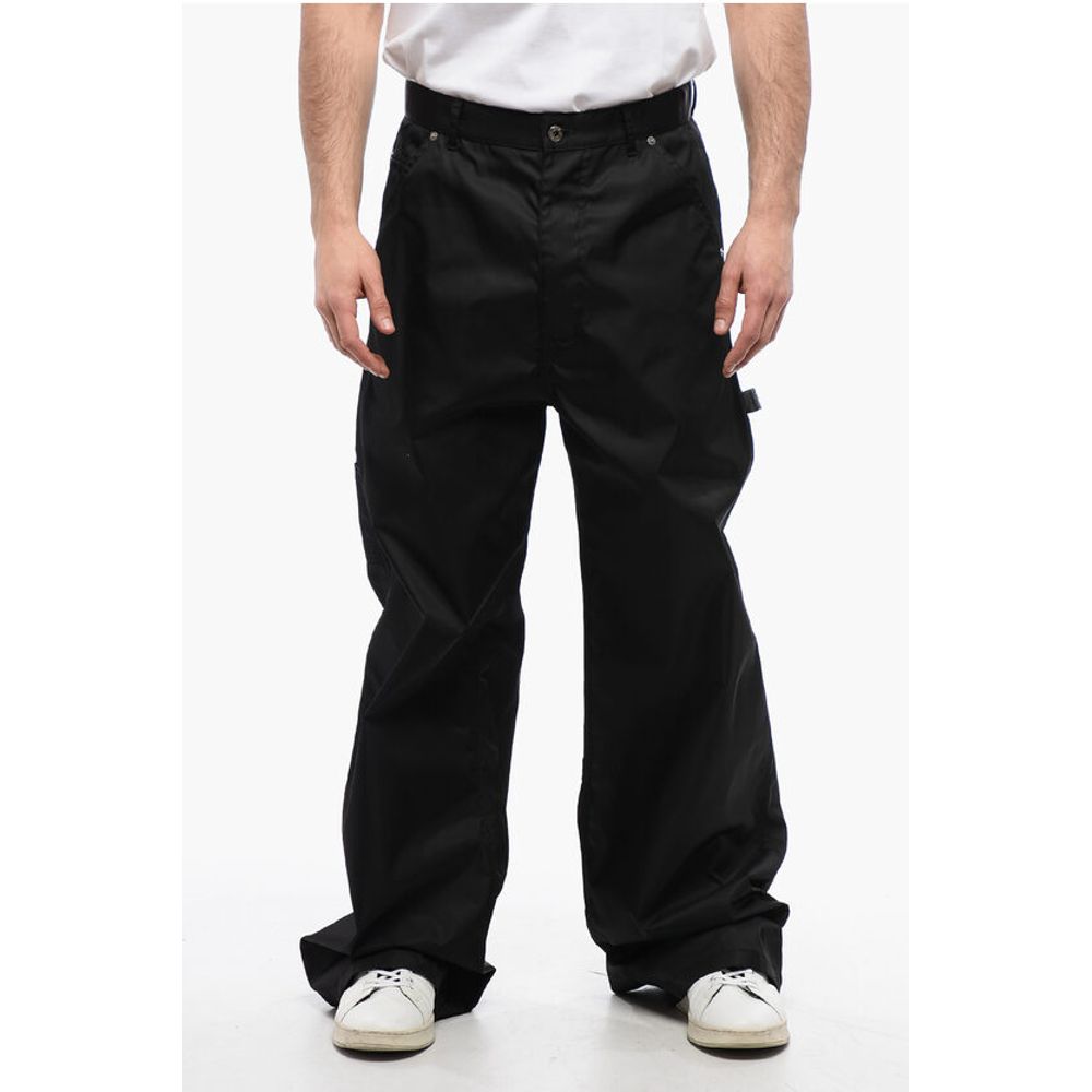 Nylon CARPENTER Pants with Belt Loops