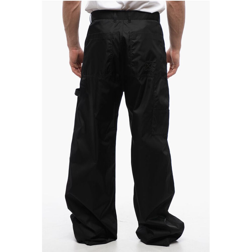Nylon CARPENTER Pants with Belt Loops