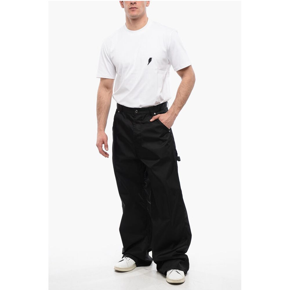 Nylon CARPENTER Pants with Belt Loops