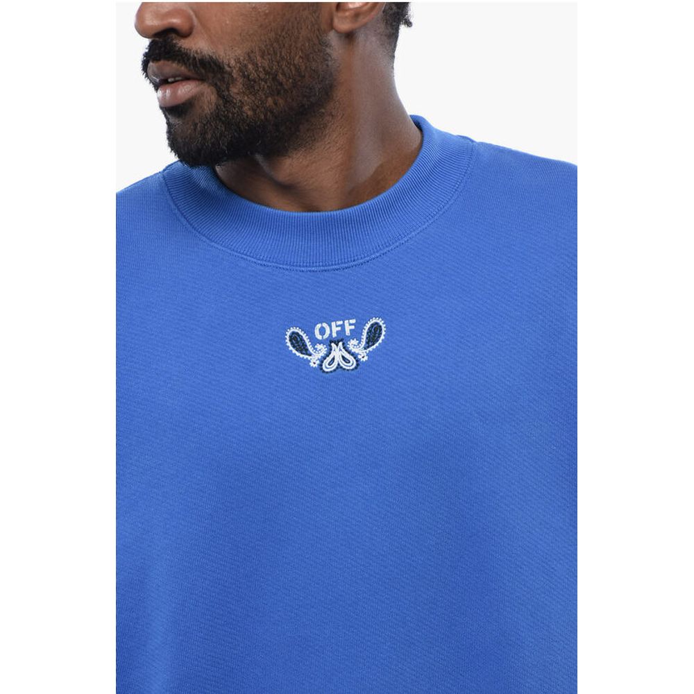 Brushed Cotton BANDANA ARROW Crewneck Sweatshirt
