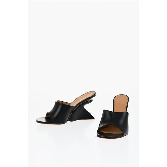 Open-Toe JUG Mules Wedge 10 cm