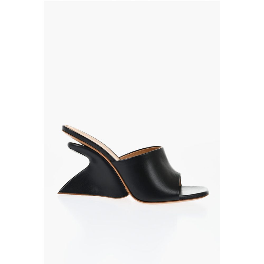 Open-Toe JUG Mules Wedge 10 cm