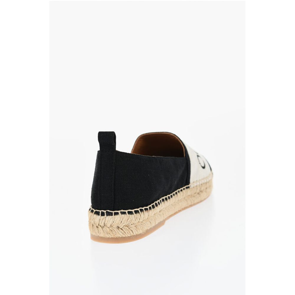Linen BOOKISH Slip-On Espadrillas