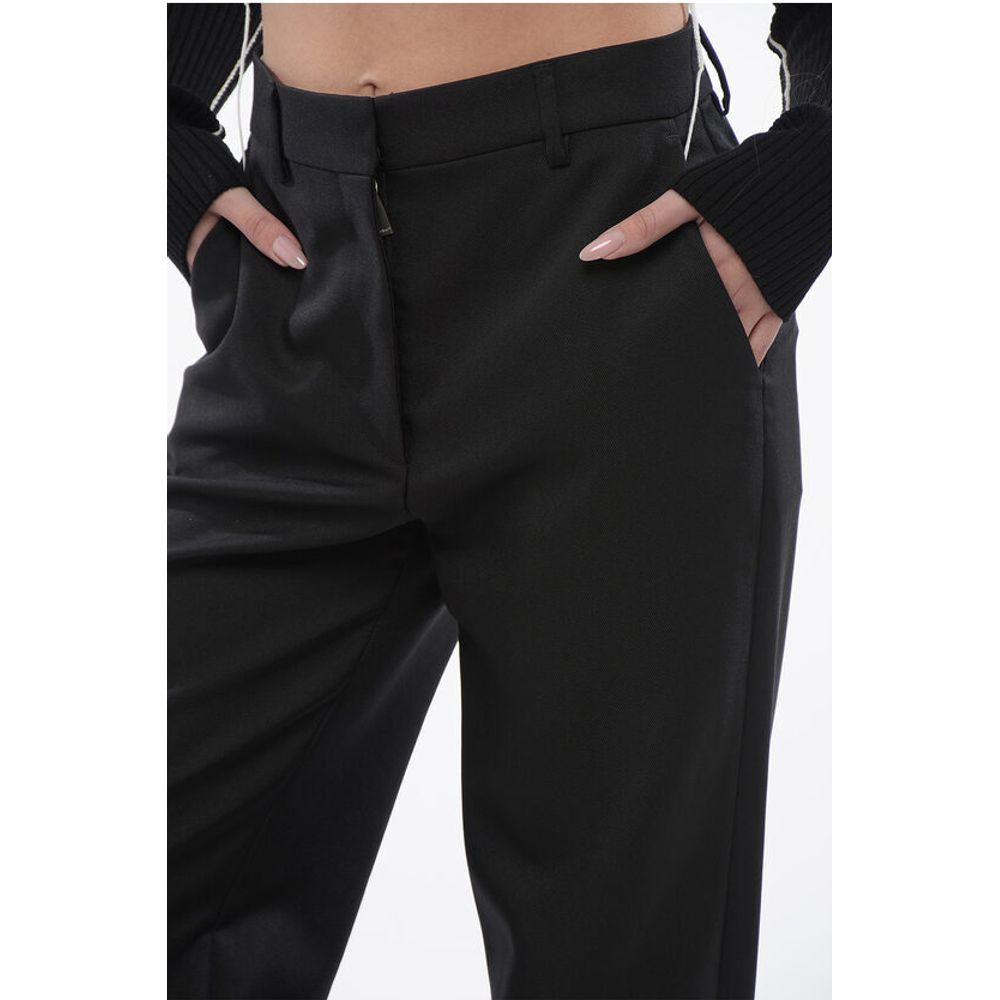 High Waisted Carrot-Fit TECH DRILL Pants