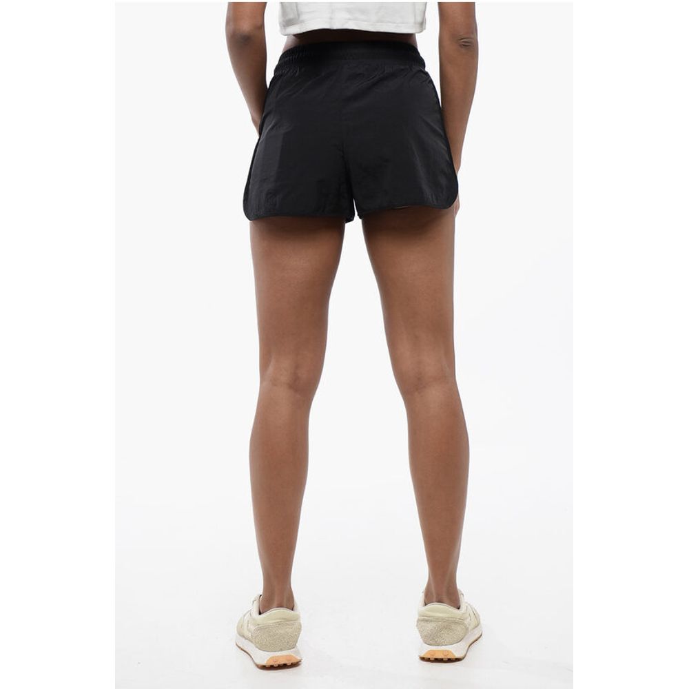 Nylon CRISPY Shorts with Mesh Side Band