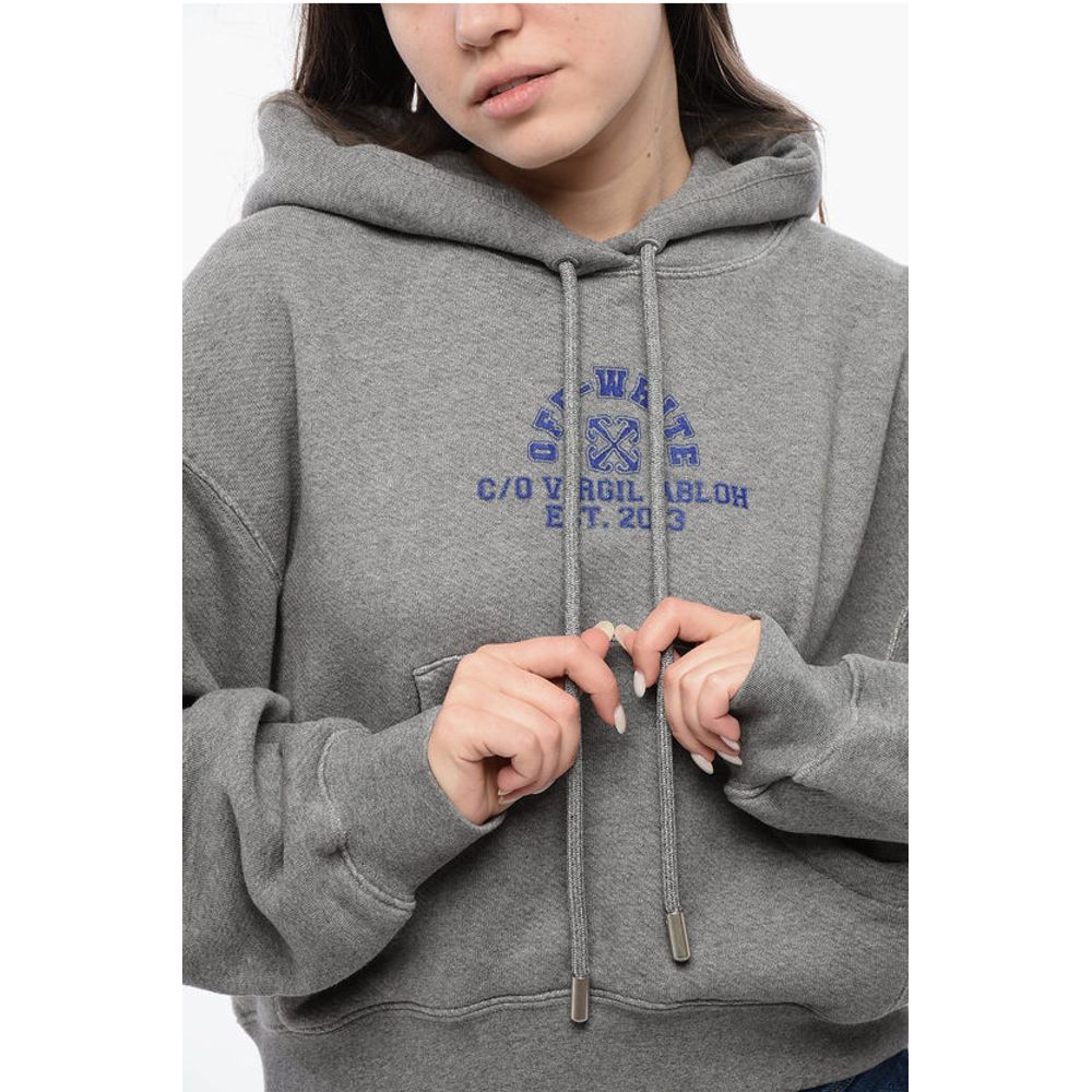 Maxi Hoodie with Logo and Patch Pocket