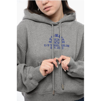 Maxi Hoodie with Logo and Patch Pocket