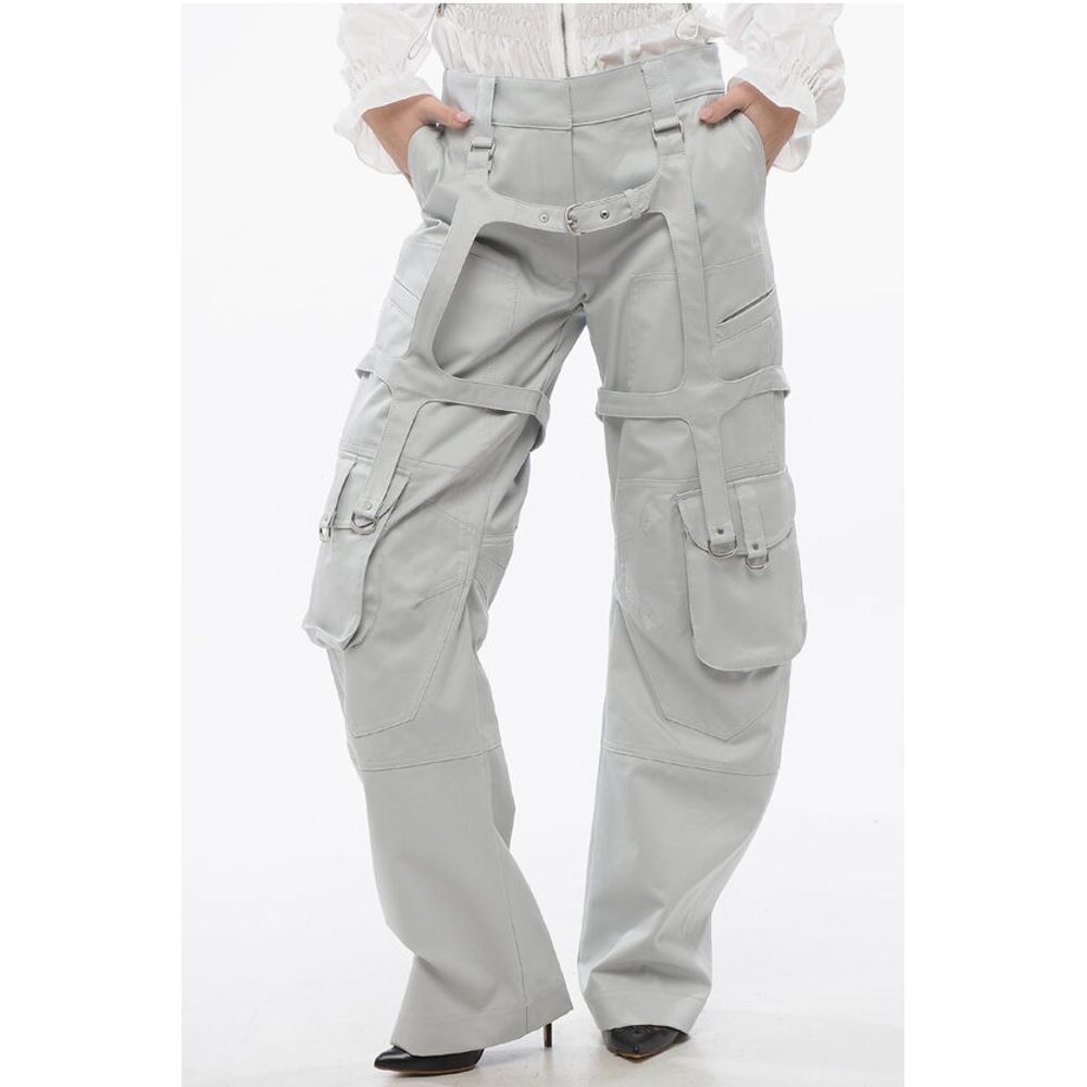 Cotton PKT Cargo Pants with Harness Details