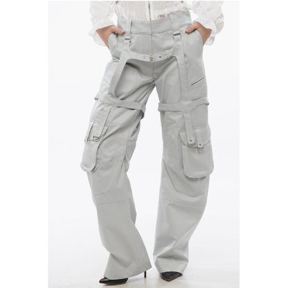 Cotton PKT Cargo Pants with Harness Details