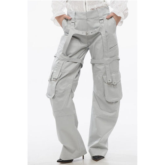Cotton PKT Cargo Pants with Harness Details