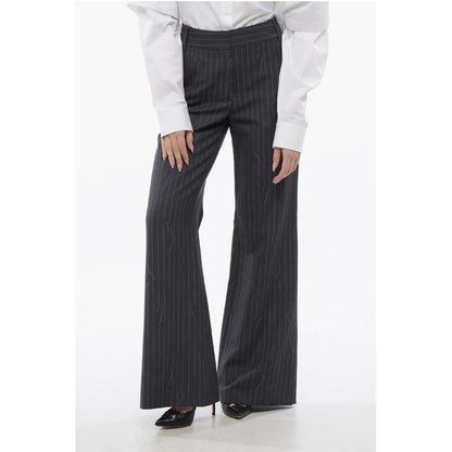 Wide-Fit FORGED IRON Pinstriped Pants