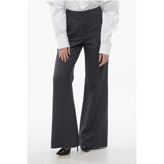 Wide-Fit FORGED IRON Pinstriped Pants