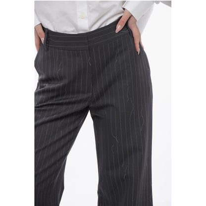 Wide-Fit FORGED IRON Pinstriped Pants