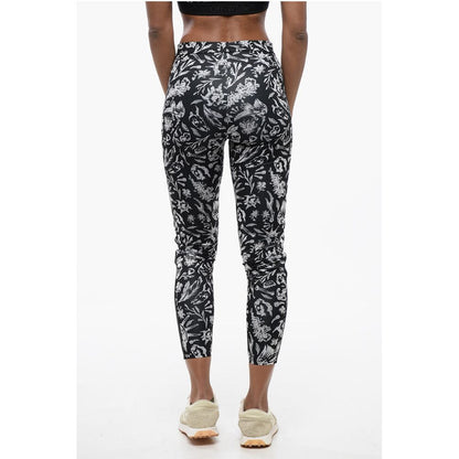 Old Shool Motif Leggins with Logoed Band