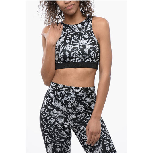 Old-School Motif Active Top with Logoed Elastic Band