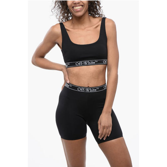 Sporty Bra with Logoed Elastic Band