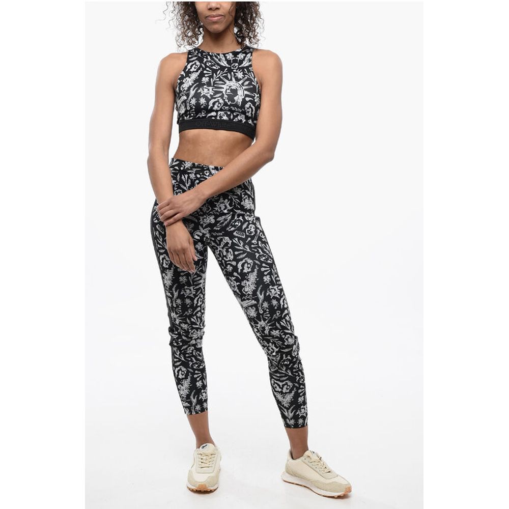 Old-School Motif Active Top with Logoed Elastic Band