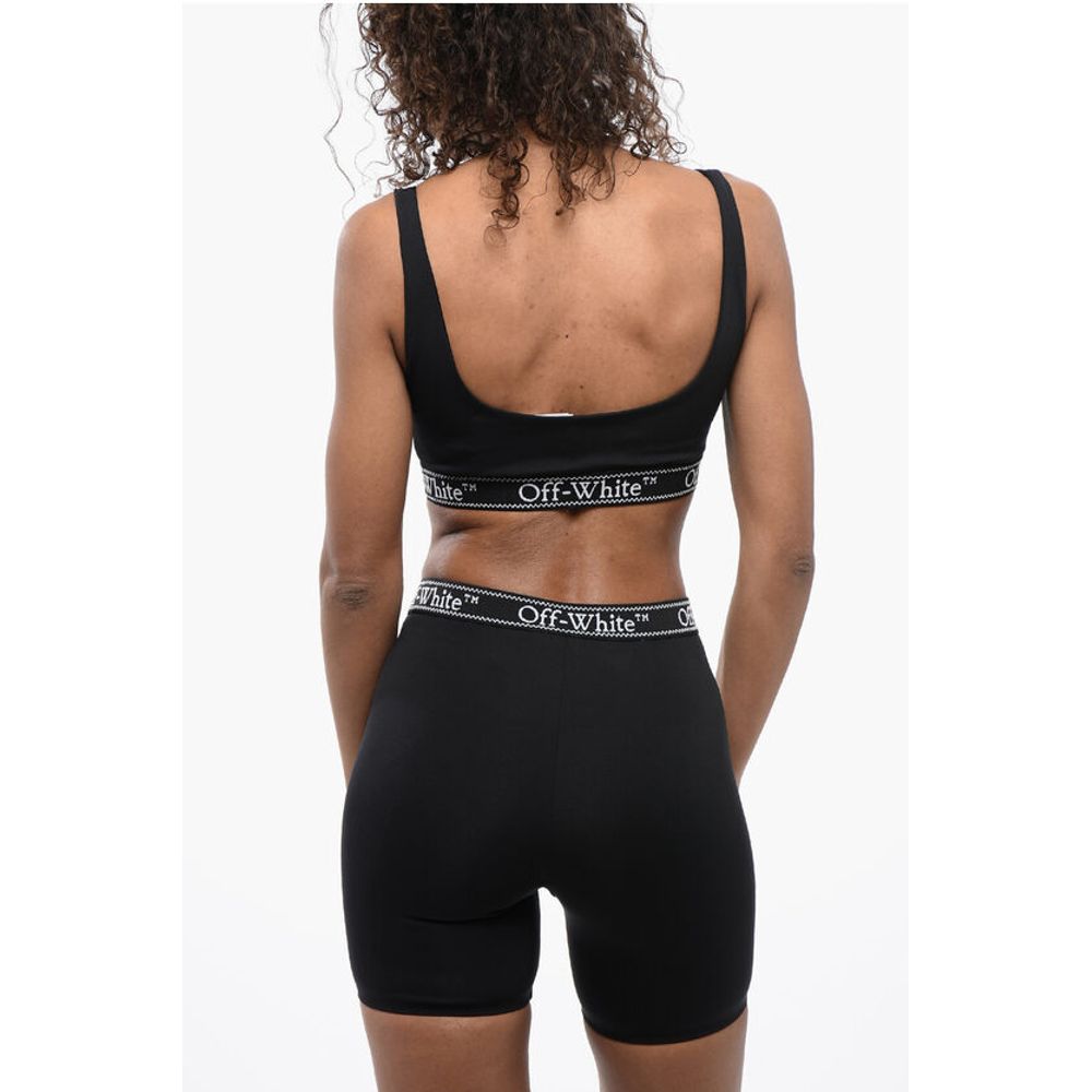 Sporty Bra with Logoed Elastic Band