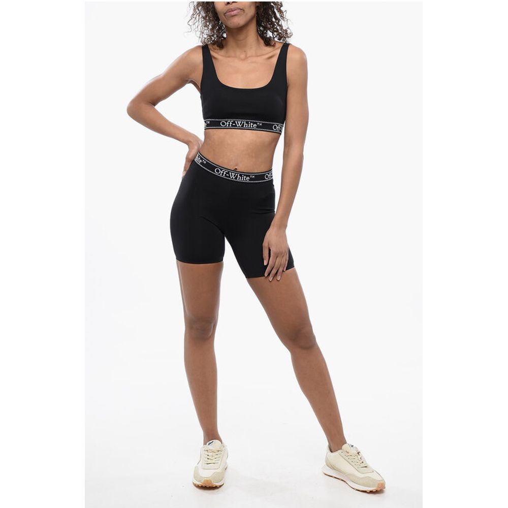 Sporty Bra with Logoed Elastic Band
