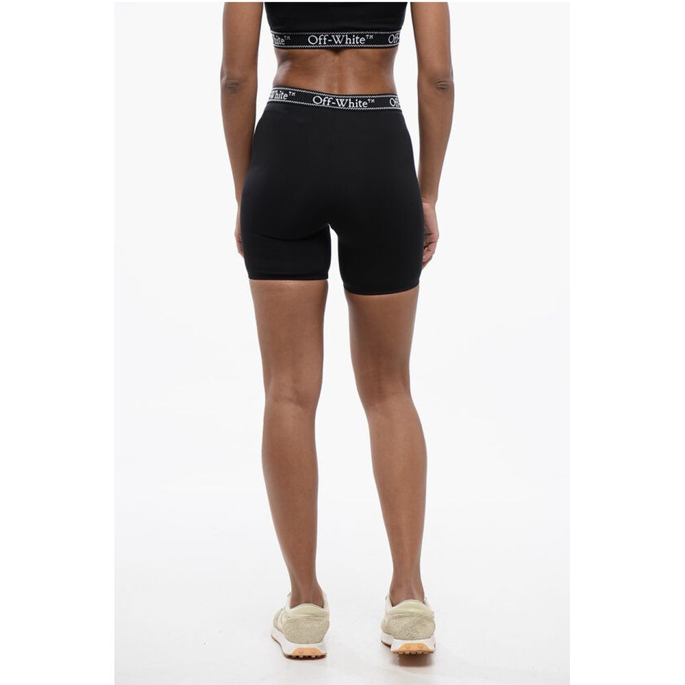Biker Shorts with Logoed Elastic Band