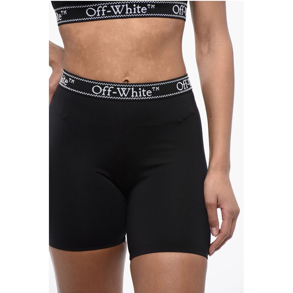 Biker Shorts with Logoed Elastic Band