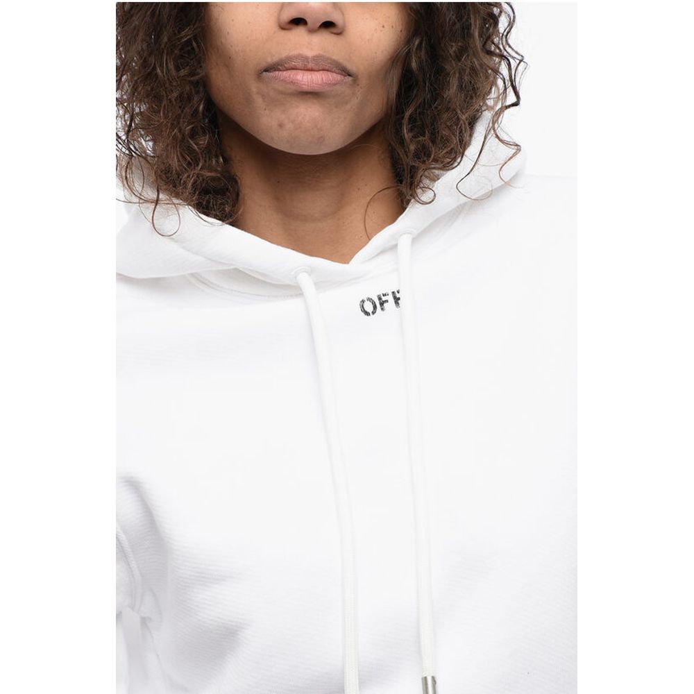 Overized Hoodie Sweatshirt with Embroidered Logo