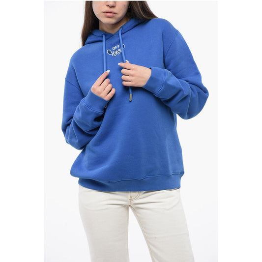 Cotton Hoodie with Back Bandana Motif