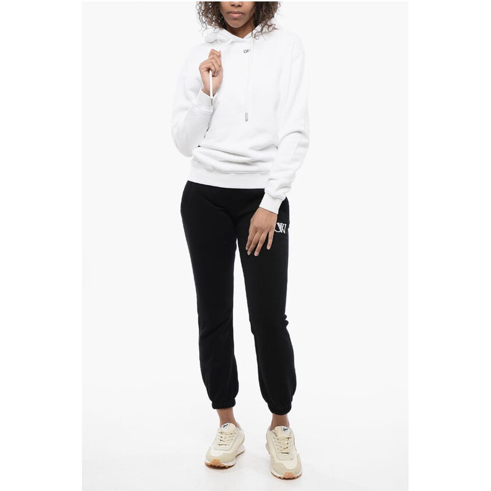 Overized Hoodie Sweatshirt with Embroidered Logo