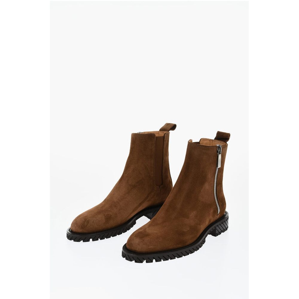 Suede COMBAT Booties