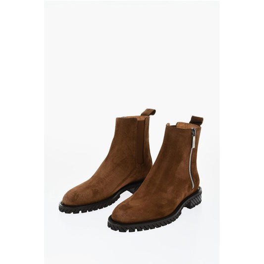 Suede COMBAT Booties