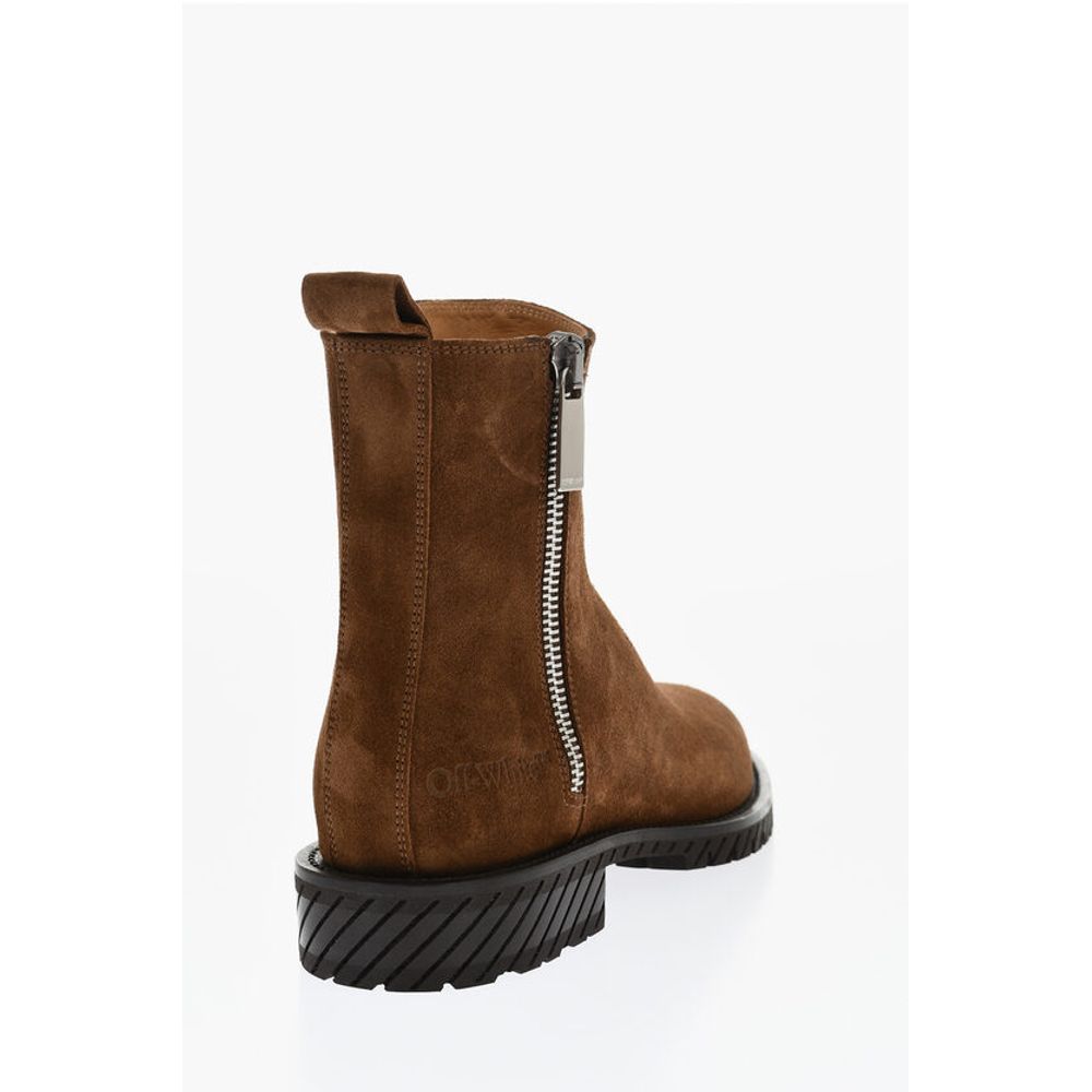 Suede COMBAT Booties
