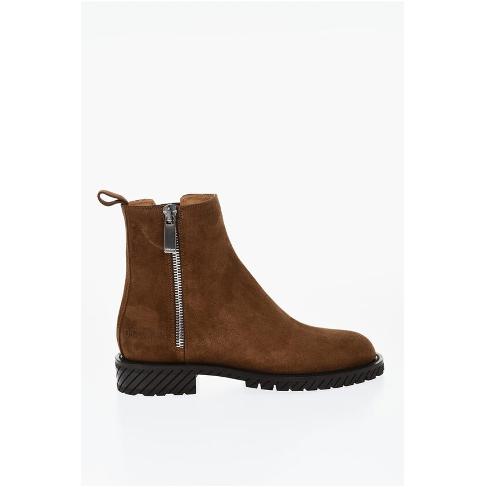 Suede COMBAT Booties