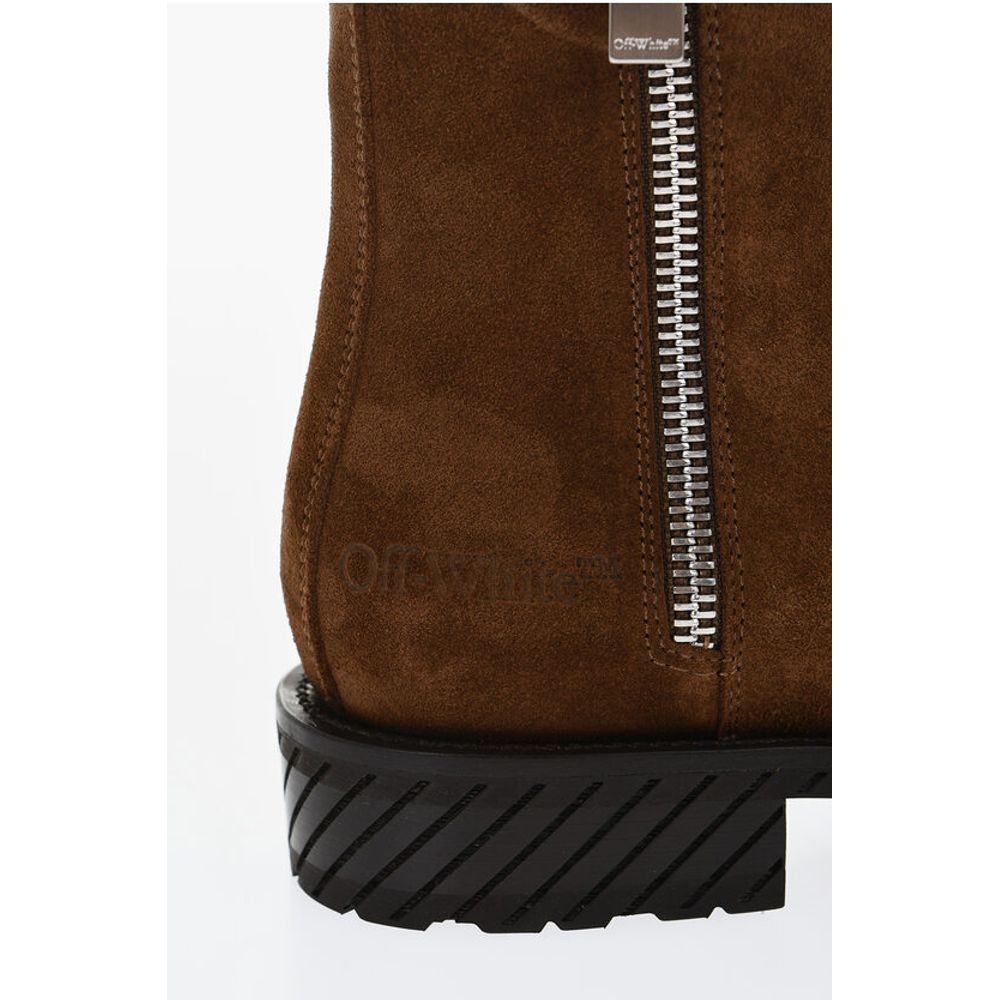 Suede COMBAT Booties