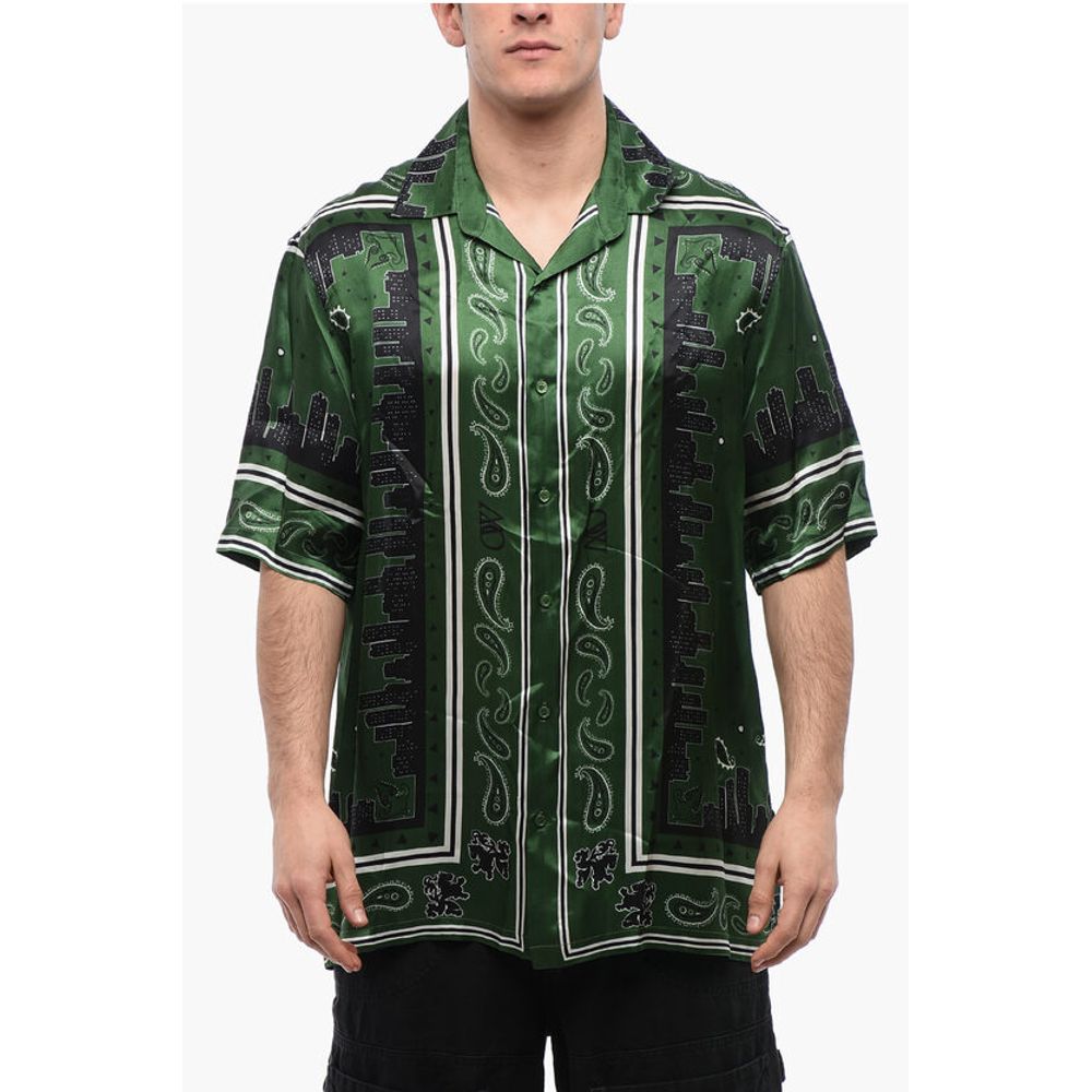 Satin BANDANA Bowling Shirt