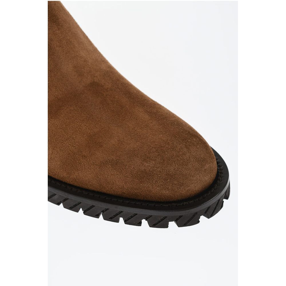 Suede COMBAT Booties