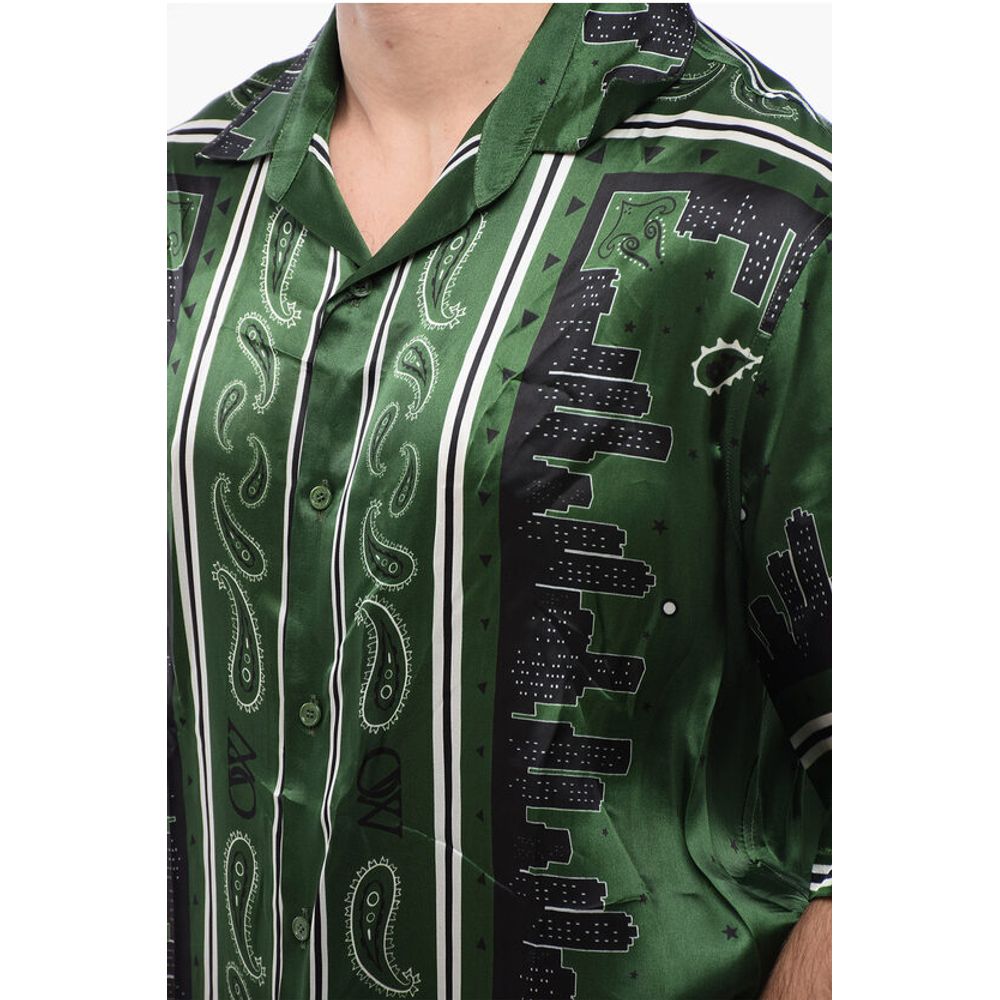 Satin BANDANA Bowling Shirt