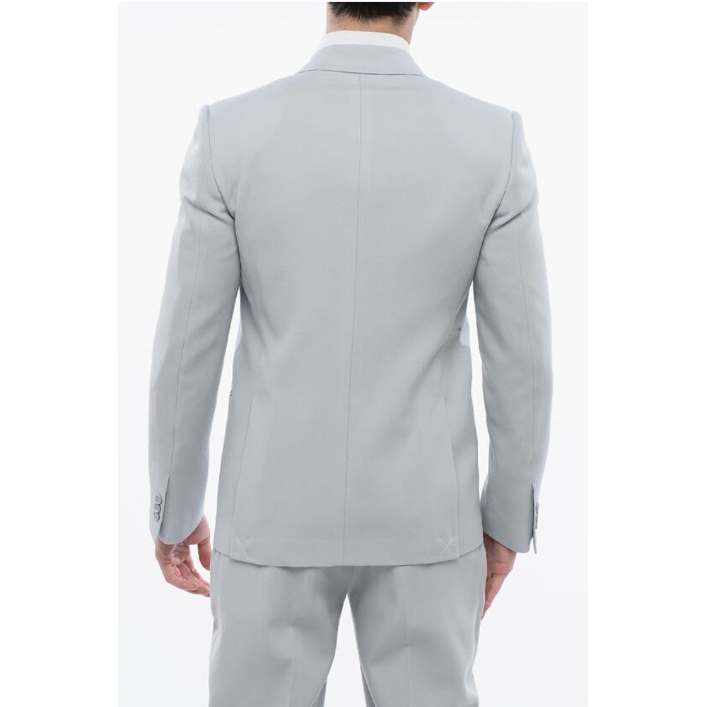 Double-breasted TATTOO Blazer with Satin Peak Lapel