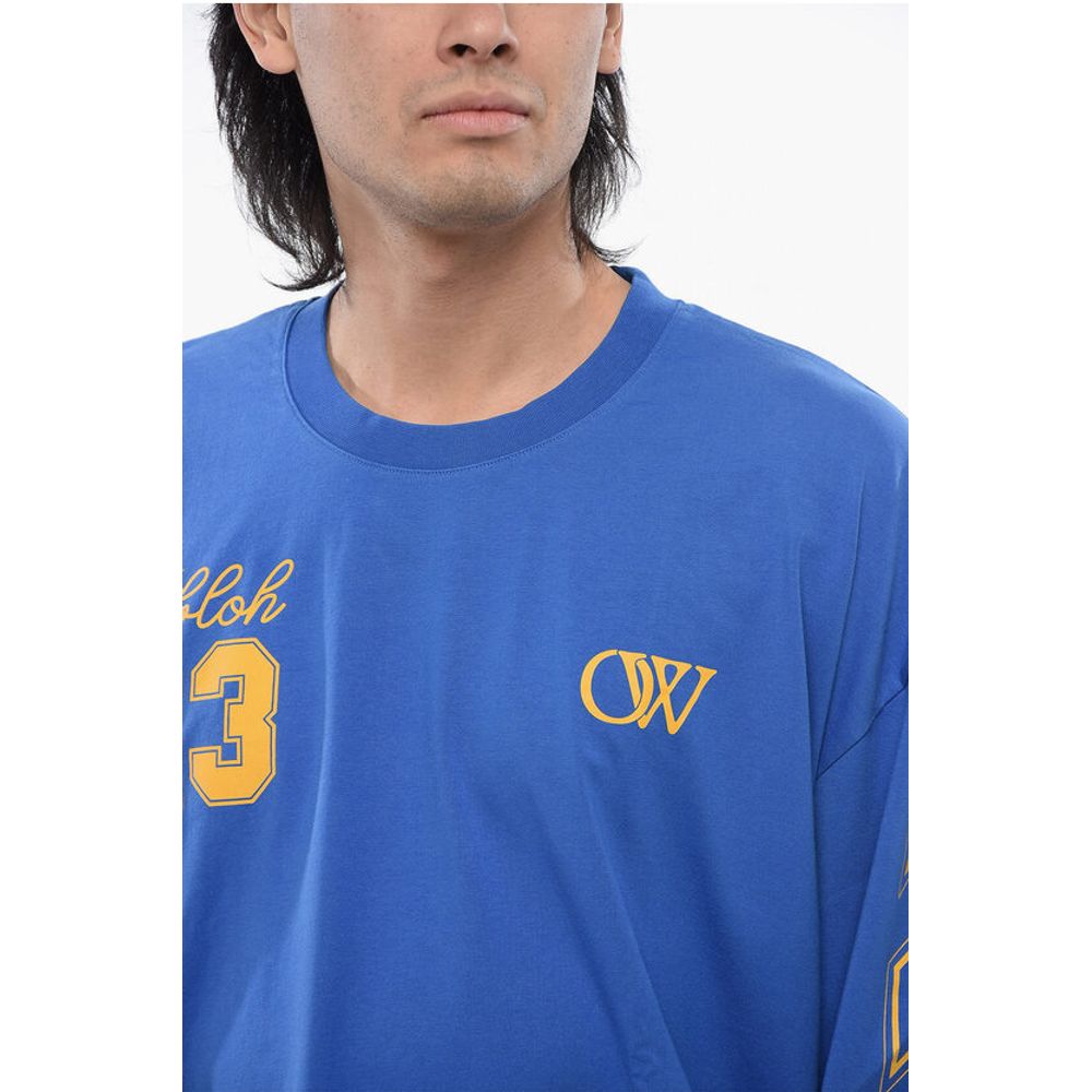 OW 23 WIDE L/S TEE NAUTICAL BLUE GOLD F