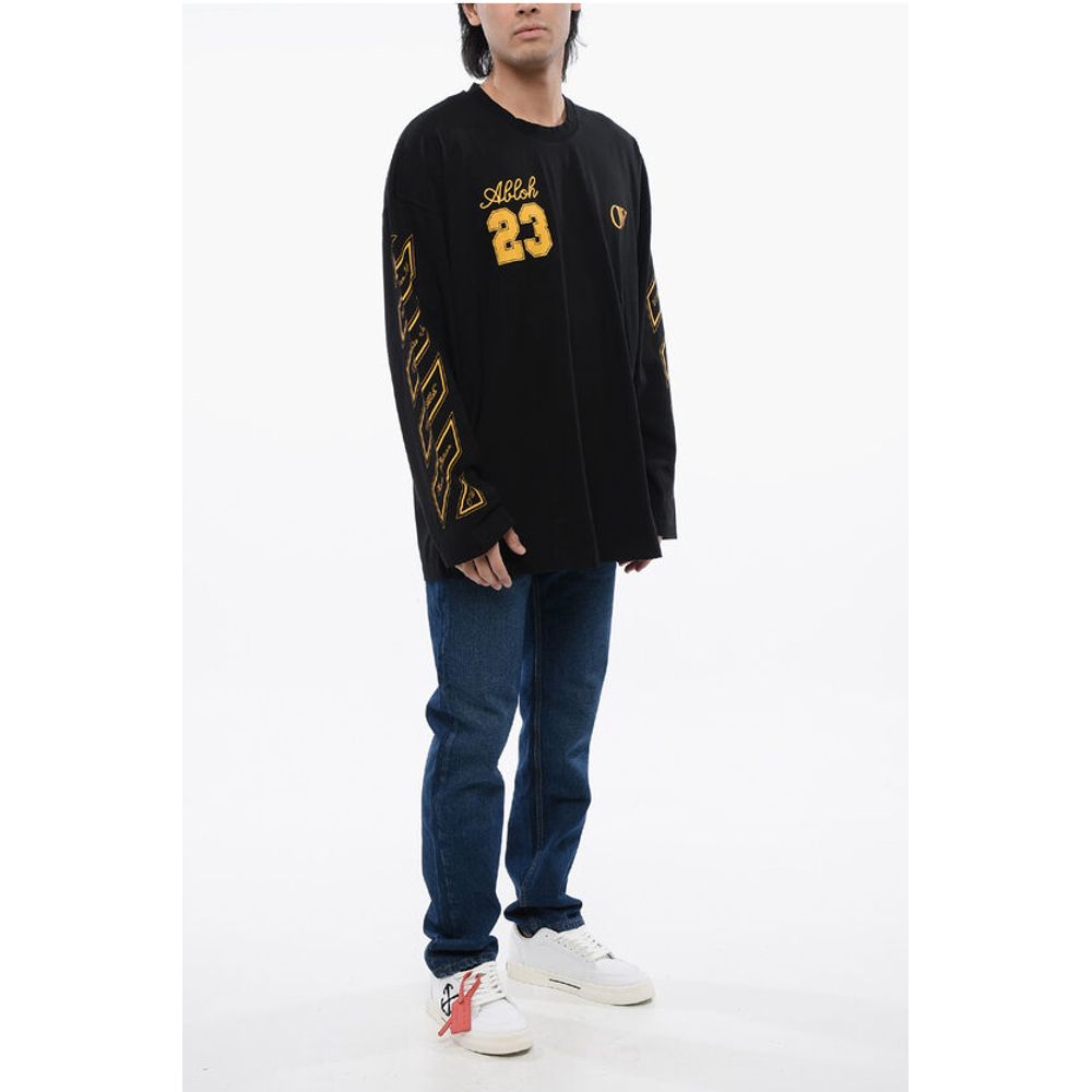 Crew Neck OW23 Cotton T-Shirt with Prints