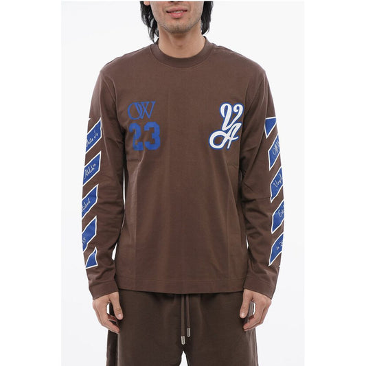 Printed RAIN DRUM Long Sleeved T-shirt